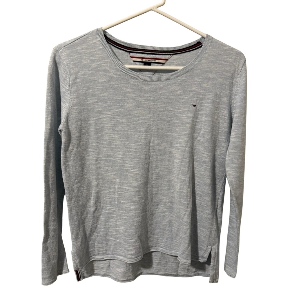 Tommy Hilfiger Women's Small PetitieLong Sleeve Crew Neck Sweater‎ Top, Casual